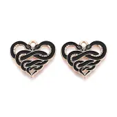 Halloween Theme Alloy and Enamel Pendants