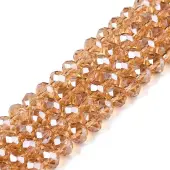 Electroplate Glass Beads Strands