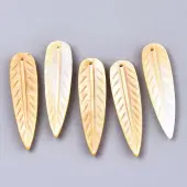 Natural Yellow Shell Pendants