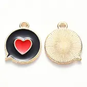Alloy Enamel Pendants
