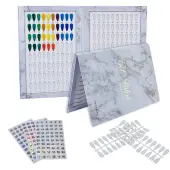 Paper with Plastic Practice False Nail Tips