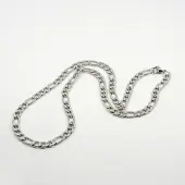 Tarnish Resistant Figaro Chain Necklace for Men