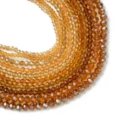 Electroplate Glass Beads Strands