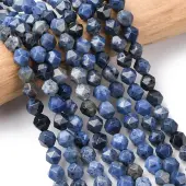 Natural Dumortierite Quartz Beads Strands