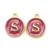 Golden Plated Alloy Enamel Charms