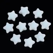 Flocky Acrylic Beads