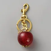 Apple Resin Keychain