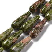 Natural Unakite Beads Strands