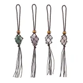 Nuggets Raw Natural Gemstone Pouch Pendant Decorations