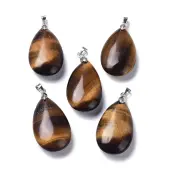 Natural Tiger Eye Pendants