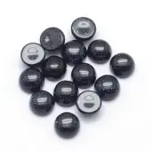Synthetic Blue Goldstone Cabochons