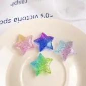 Gradient Color Transparrent Acrylic Eoropean Beads
