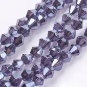 Electroplate Glass Beads Strands