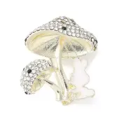 Mushroom & Rabbit Alloy Rhinestone Brooches for Backpack Clothes