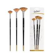 Paint Wood Fan Brushes