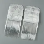 30Pcs Transparent Plastic Resealable Packaging Bags