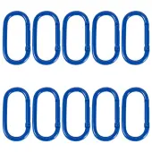 10Pcs Alloy Spring Gate Rings