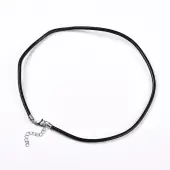 Leather Cord Necklace Making