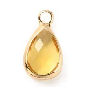 Faceted Glass Pendants
