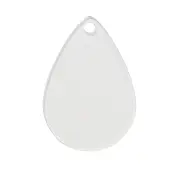 Transparent Acrylic Blank Pendants