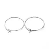 316 Surgical Stainless Steel Hoop Earring Findings