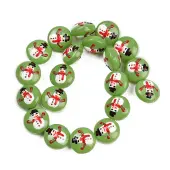 Christmas Handmade Lampwork Enamel Beads