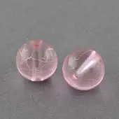 Drawbench Transparent Glass Beads Strands