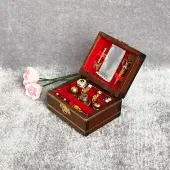 Wood Jewelry Box Miniature Ornaments