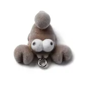 Flocky Marine Organism Resin Pendants