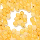 Frosted Transparent Acrylic Beads