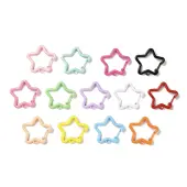 Spray Painted Alloy Key Snap Hook Clasps for Keychains