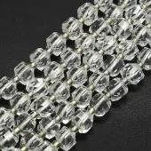 Synthetic Quartz Crystal Beads Strand