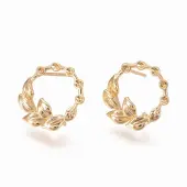 Brass Ear Stud Components