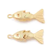 Brass Micro Pave Clear Cubic Zirconia Pendants