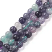 Natural Fluorite Beads Strands