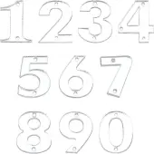 80Pcs 10 Style Acrylic Sew on Rhinestone