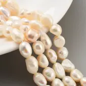 Natural Cultured Freshwater Pearl Beads Strands