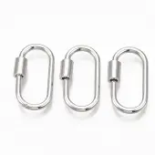 Brass Screw Carabiner Lock Charms