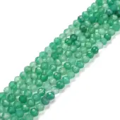 Natural Dyed & Heated Green Onyx Agate Beads Strands