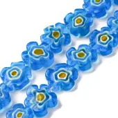 Handmade Millefiori Lampwork Beads Strands