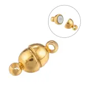 Brass Magnetic Clasps with Loops