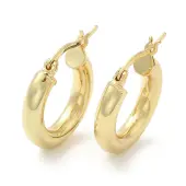 Rack Plating Brass Hoop Earrings