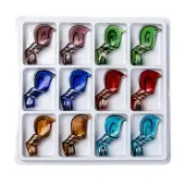 Handmade Gold Sand Lampwork Big Pendants