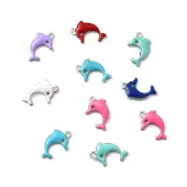 304 Stainless Steel Enamel Charms