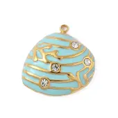 304 Stainless Steel Rhinestone Pendants