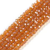 Electroplate Glass Beads Strands