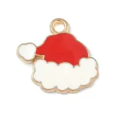 Christmas Alloy Enamel Pendants
