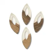 Luminous Glow in the Dark Wood & Resin Pendant