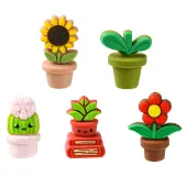 10Pcs 5 Styles Silicone Beads