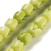 Synthetic Coral Beads Strands